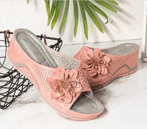 Gavrielle | Sandalias de piel suave con soporte para el arco