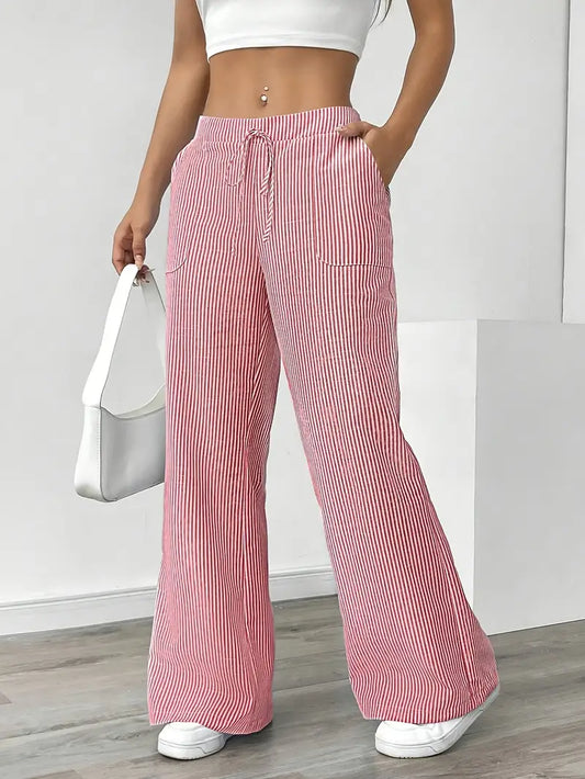 Elise™ | Pantalón de rayas informal
