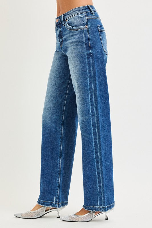 Vaqueros Baggy con costura lateral de Risen