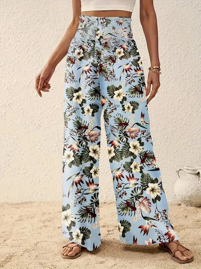 Alexa™ | Pantalón elegante con estampado floral