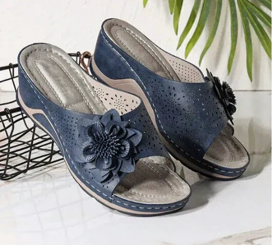 Gavrielle | Sandalias de piel suave con soporte para el arco