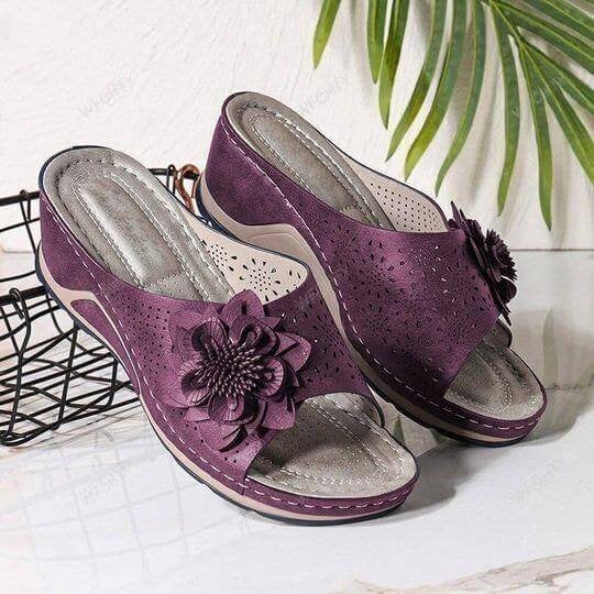Gavrielle | Sandalias de piel suave con soporte para el arco