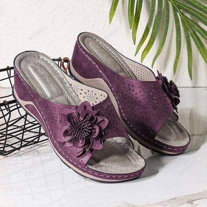 Gavrielle | Sandalias de piel suave con soporte para el arco