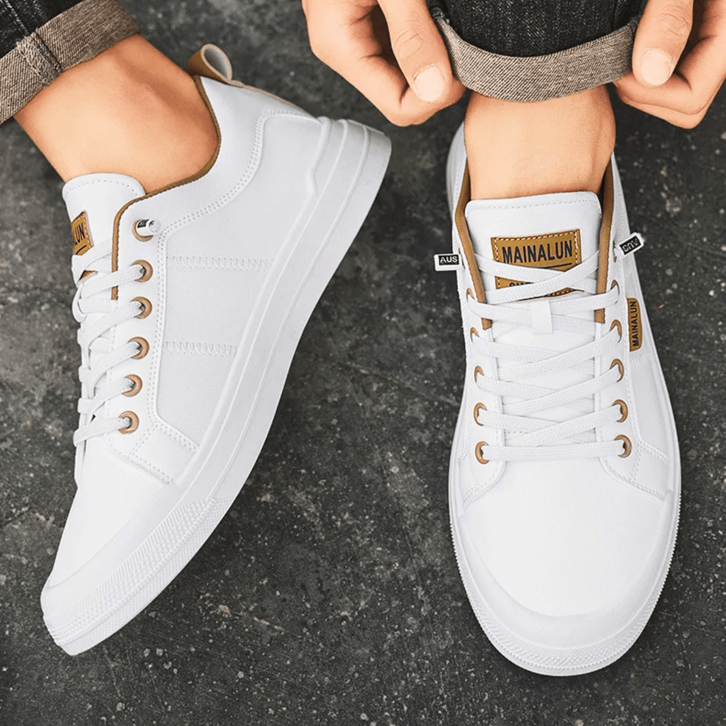 HARRINGTON™ | Zapatillas de Cuero Clásicas